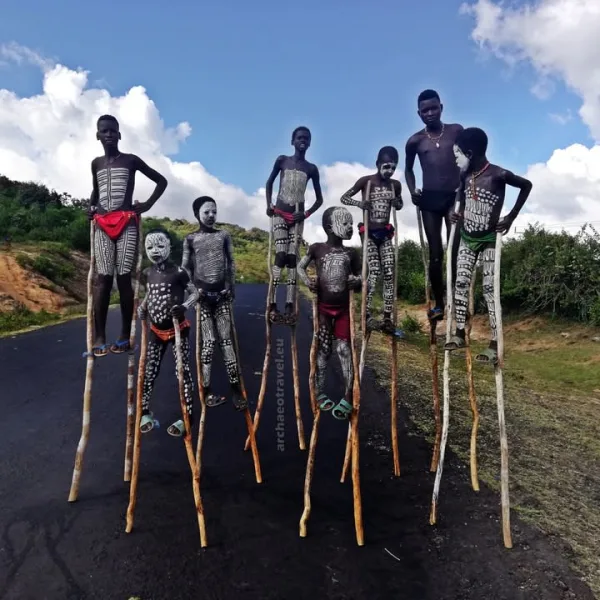 Banna Tribe — World-famous stilt walkers of the Omo Valley.