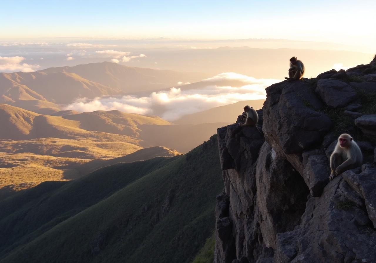 Simien Mountains highlands